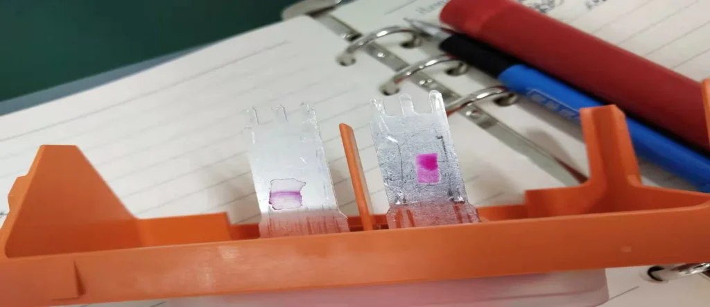 test dyne value with the connector for glue