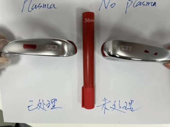 plasma cleaning the golf effect