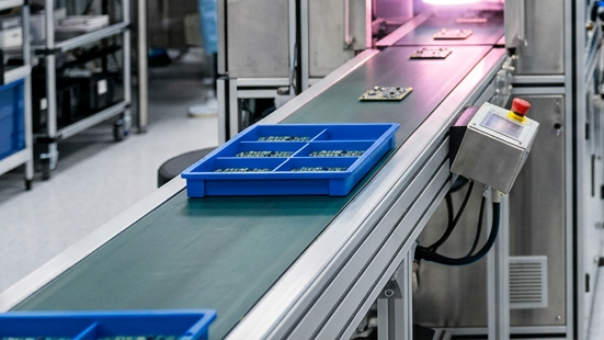 Quality engineer reviewing inline plasma treatment process data on a digital display